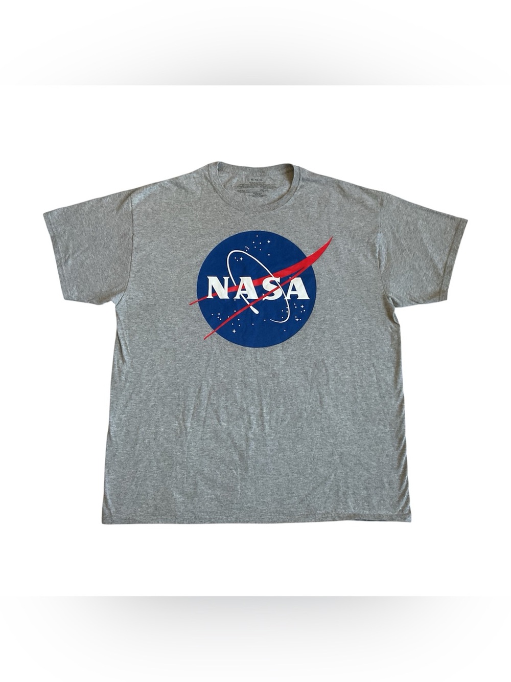 Source Unknown Gray NASA Logo Short Sleeve Tee